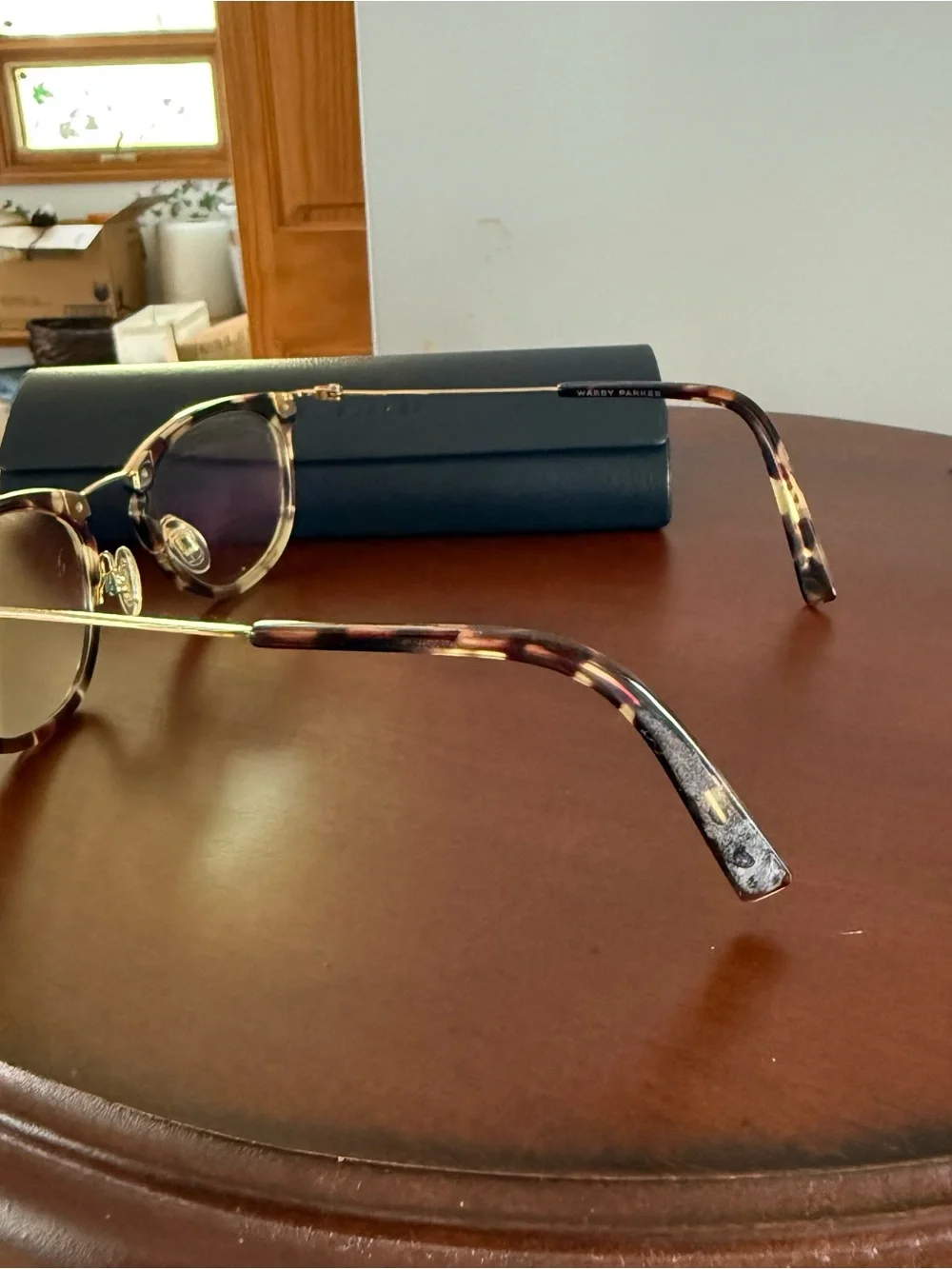Warby Parker Moriarty 6265 Brown Tortoise Gold Eyeglasses Frame 47-21-140